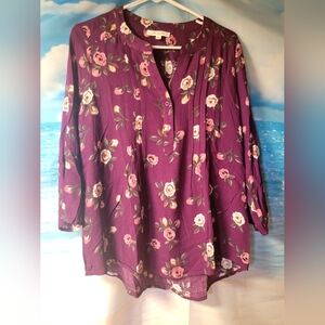 NWOT Fun2Fun Kearney Henley Top Size Medium‎